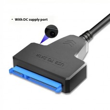 Προσαρμογέας Μετατροπέας USB 3.0 Σε SSD SATA 2.5” HDD SSD (15.24cm) (Μαύρο/Μπλε) (OEM)