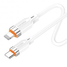 KAKUSIGA KSC-995 Καλώδιο USB-C σε Lightning (30w) (1m) (Λευκό)