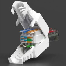 POWERTECH CAB-N350 Βύσμα RJ45 CAT 6A UTP Tool-free (Λευκό)