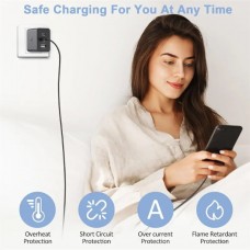 EP-T6530 Φορτιστής Χωρίς Καλώδιο με Θύρα USB & 2 Θύρες USB-C (65W) (Μαύρο) (OEM)
