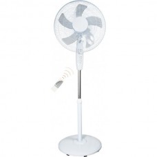 AIR MAKER  ASF-1621R Ανεμιστήρας Ορθοστάτης με Κοντρολ (40cm) (50W) (Λευκό)