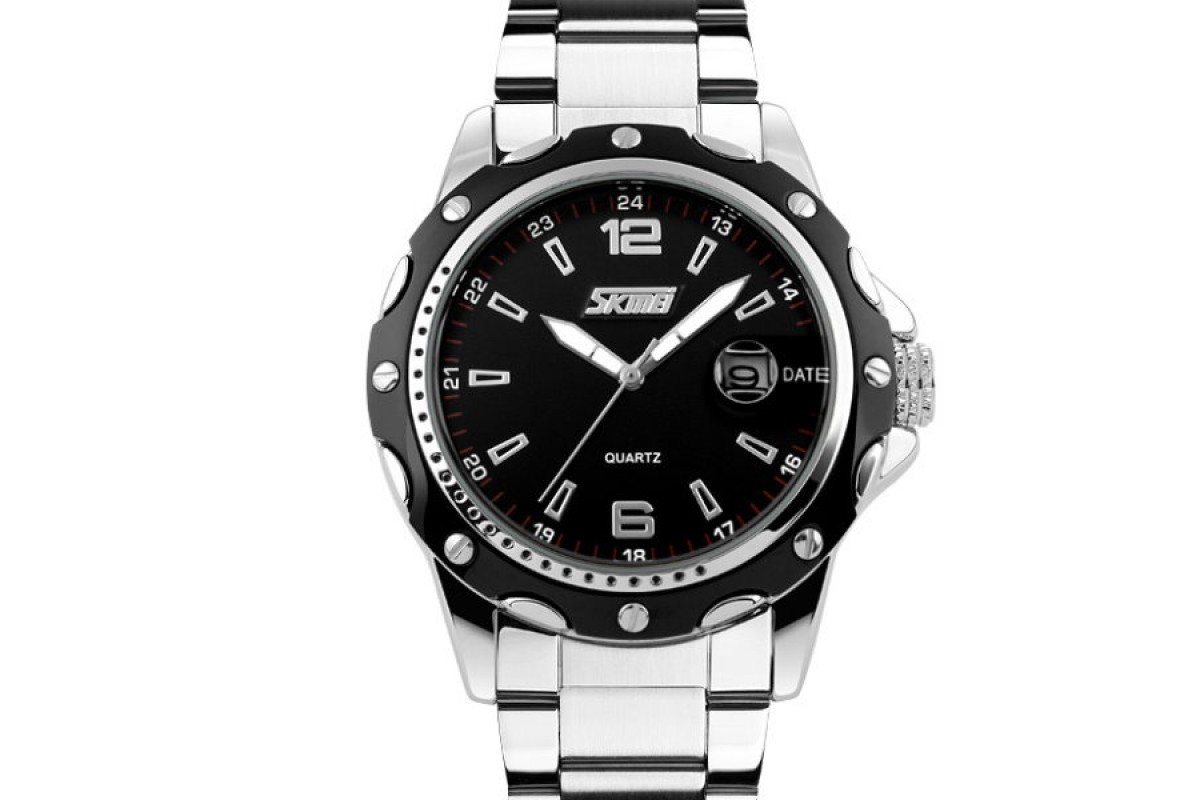 SKMEI 0992 Αναλογικό Ρολόι (Ασημ...