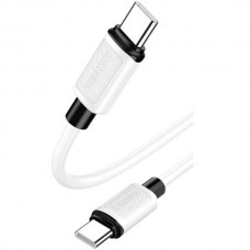 KAKUSIGA KSC-998WH Καλώδιο Φόρτισης & Συγχρονισμού Δεδομένων Type C (100W) (1m) (Λευκό/Μαύρο)