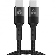 POWERTECH PTR-0168 Καλώδιο USB-C σε USB-C (3A) (60W) (1.5m) (Black)