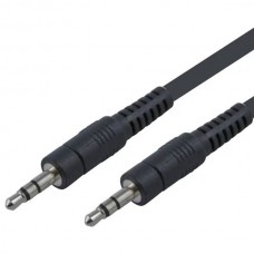 POWERTECH CAB-J007 Καλώδιο 3.5mm Αρσενικό σε 3.5mm Αρσενικό Νικέλιο (3m) (Μαύρο)