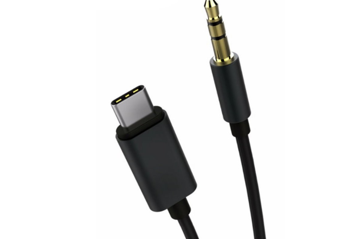 Καλώδιο USB-C σε 3.5mm (1m) (Μαύρο) ...