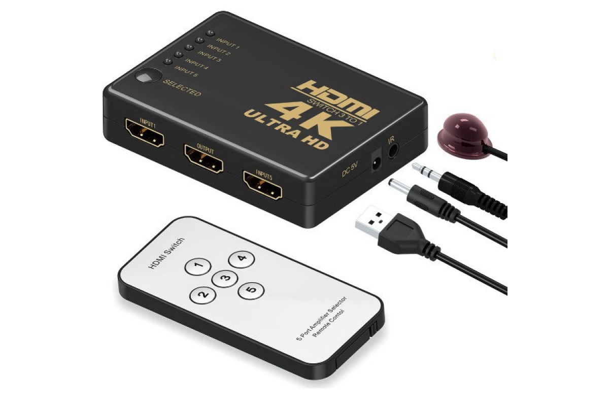 Διαχωριστής  HDMI 5 Εισόδου 1 Ε...