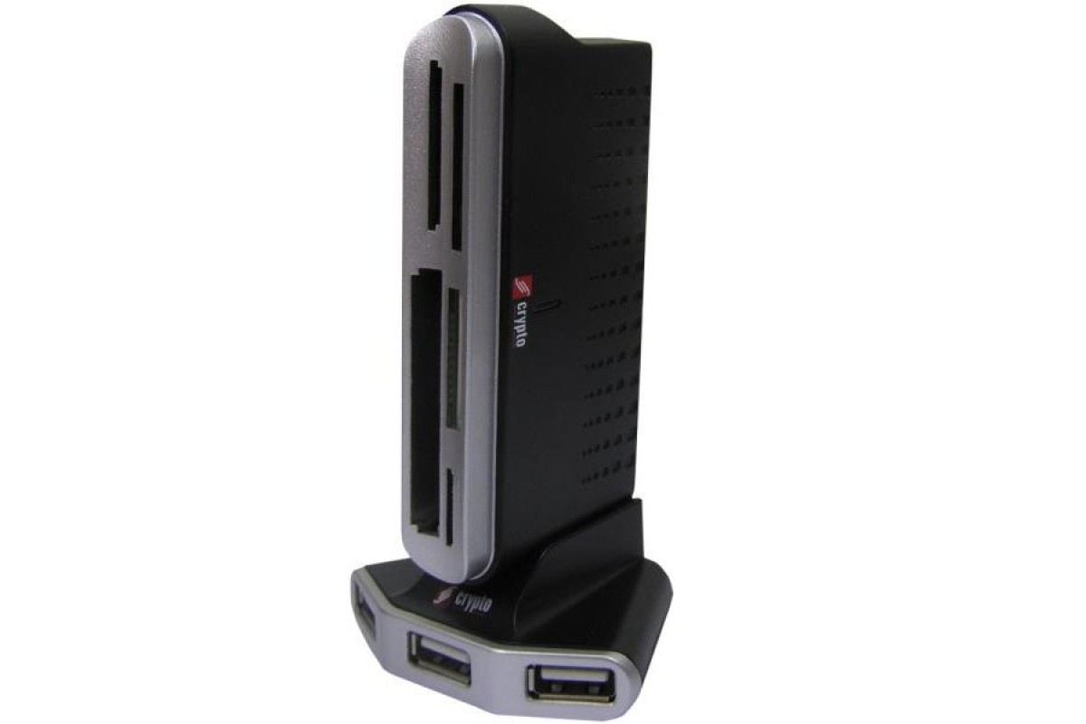 CRYPTO UHR-550 Hub x3 USB & Αναγνώστη...