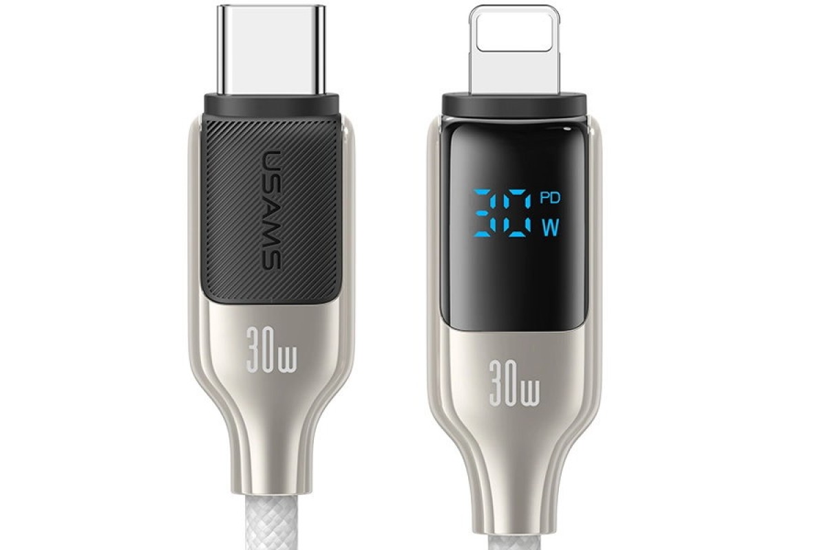 USAMS SJ741 Καλώδιο USB-C σε Lightning (3...