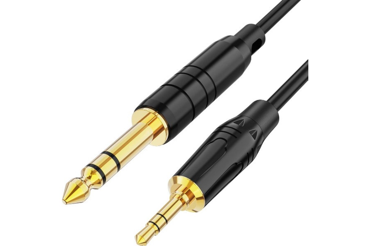 Επίχρυσο Καλώδιο 3.5mm σε 6.35mm ...