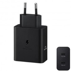 C50W  Φορτιστής 2xUSB-C Χωρίς Καλ΄΄ώδιο (50W) (Μαύρο) (OEM)