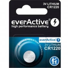EVERACTIVE Μπαταρία Λιθίου CR1220 ECR1220, DL1220, VR1220, 5012LC (3.0V) (1τμχ)