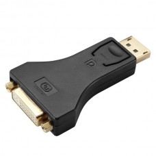 POWERTECH CAB-DP062 Προσαρμογέας Passive DisplayPort σε DVI (4K) (Μαύρο) 
