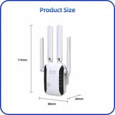 PIX-LINK LV-WR45Q Ενισχυτής Σήματος Wifi (300Mbps) (Black)