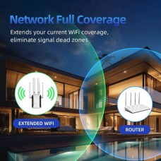 PIX-LINK LV-WR45Q Ενισχυτής Σήματος Wifi (300Mbps) (Black)