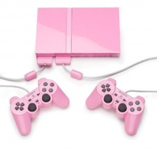 SONY PS2  Κονσόλα με 2 Χειριστήρια χωρίς Κουτί SCPH-77004 (Ροζ) (Μεταχειρισμένο)