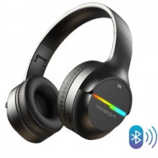 TREQA XH-647 Ασύρματα Bluetooth Ακουστικά (Μαύρο) (RGB)