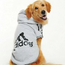 Χειμωνιάτικο Φούτερ Σκύλου “Adidog” 24KG-35KG (5XL) (Μπλε) (OEM)