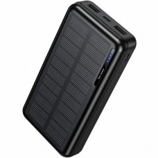 HOCO J176A  Ηλιακός Φορτιστής Ανάγκης (20000mAh) (Μαύρο)