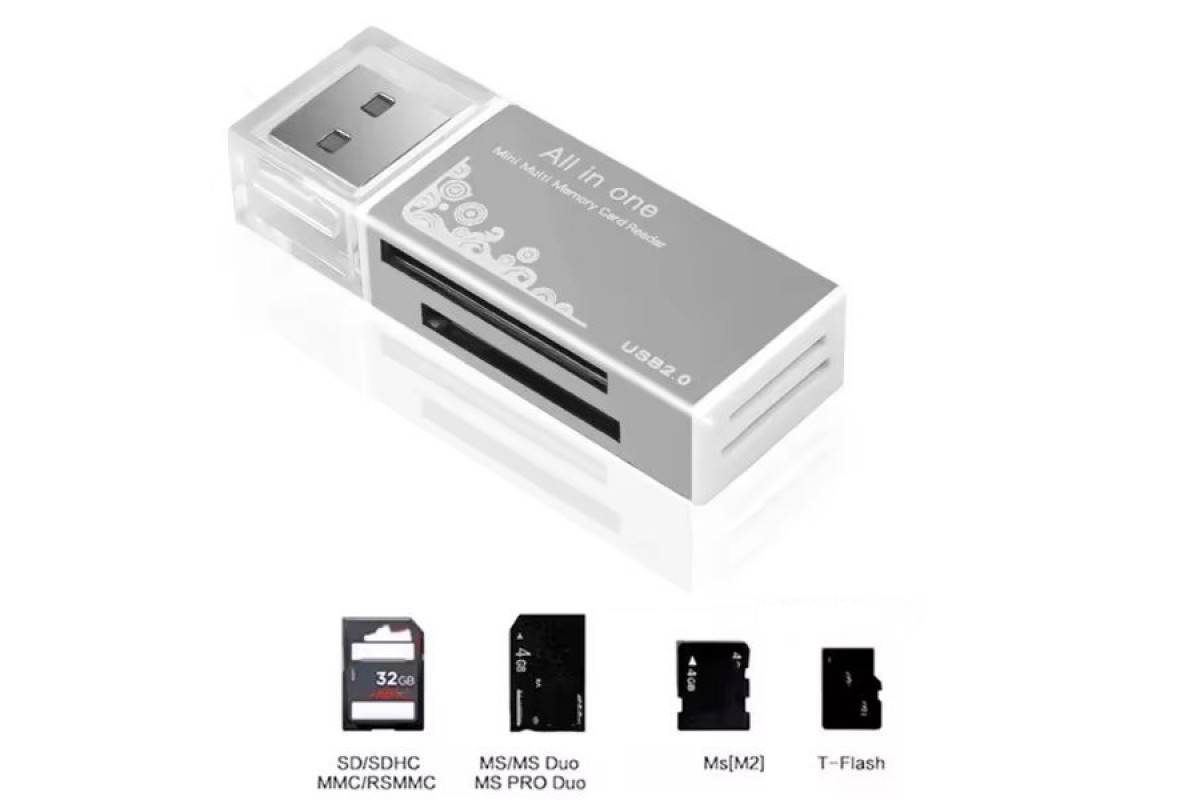 DKQ-8 Αναγνώστης Καρτών USB 2.0 SD...