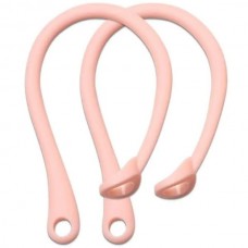 Άγκιστρο Σιλικόνης Ακουστικού για AirPods 1/2/3 (2τμχ) (Ροζ) (OEM)