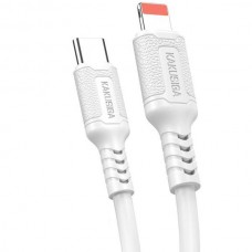 KAKUSIGA KSC-984 Καλώδιο USB-C σε Lightning (1m) (Λευκό)