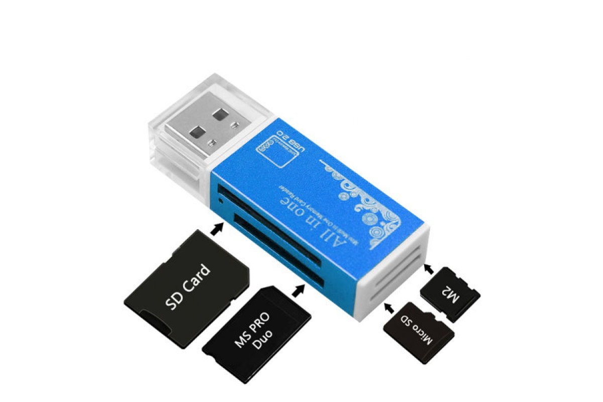 DKQ-8 Αναγνώστης Καρτών USB 2.0 SD...