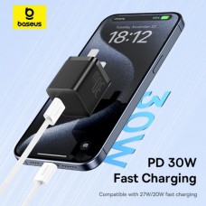 BASEUS SUPERIOS SERIES 2 Καλώδιο USB-C σε USB-C PD (30W) (2m) (Λευκό)