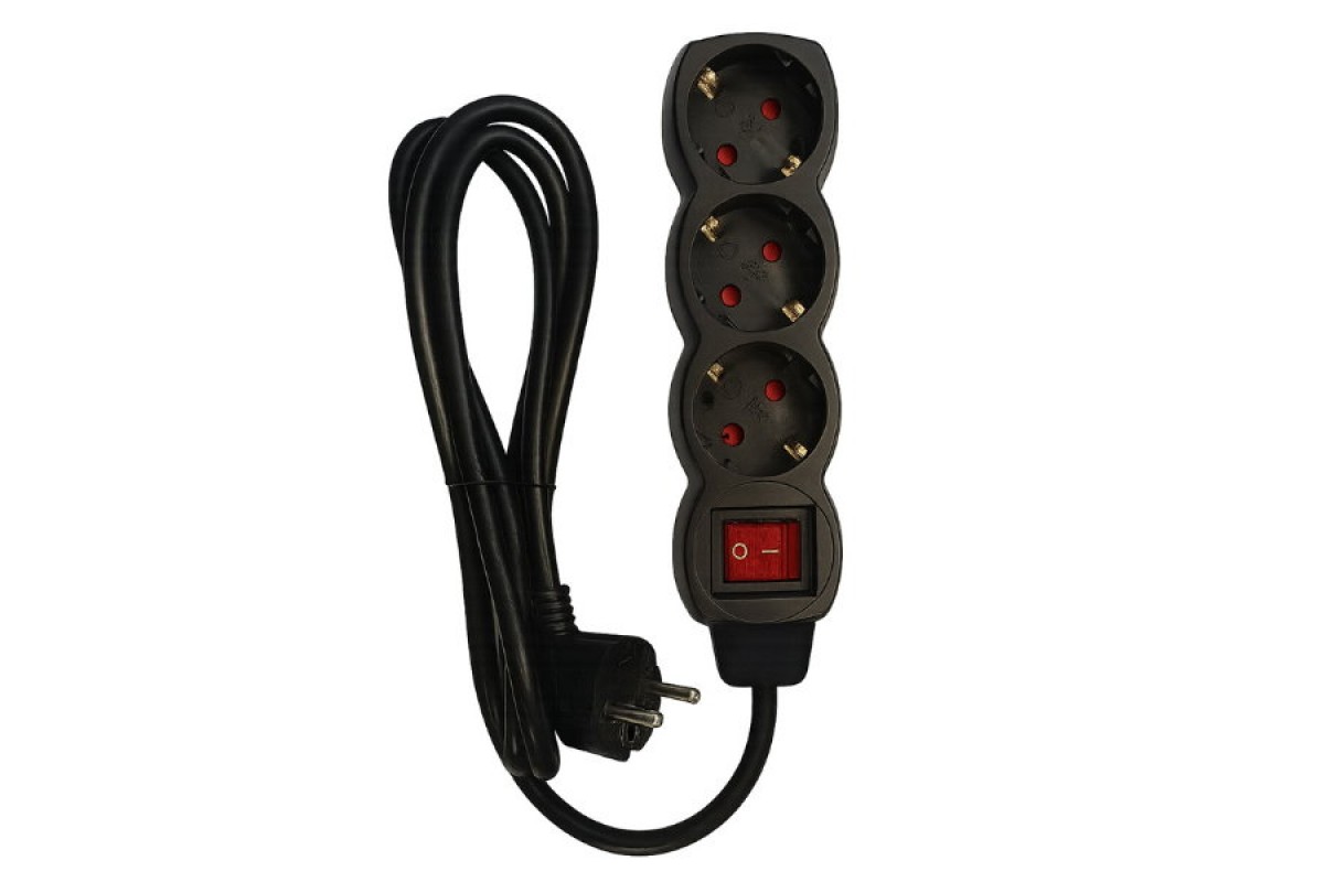 INTERTEK SLGE-903K Πολύπριζο 3 Θέσεω...