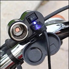 CD-3016 Φορτιστής USB μοτοσυκλέτας με Αναπτήρα (OEM)