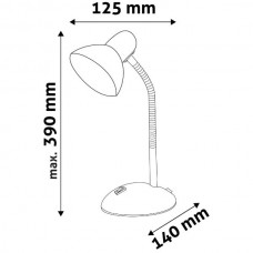 AVIDE SIMPLE Επιτραπέζιο Φωτιστικό IP20 (40W) (Μαύρο)