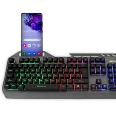 NOD DEFENDER  Ενσύρματο Gaming Πληκτρολόγιο (Γκρι) (RGB)