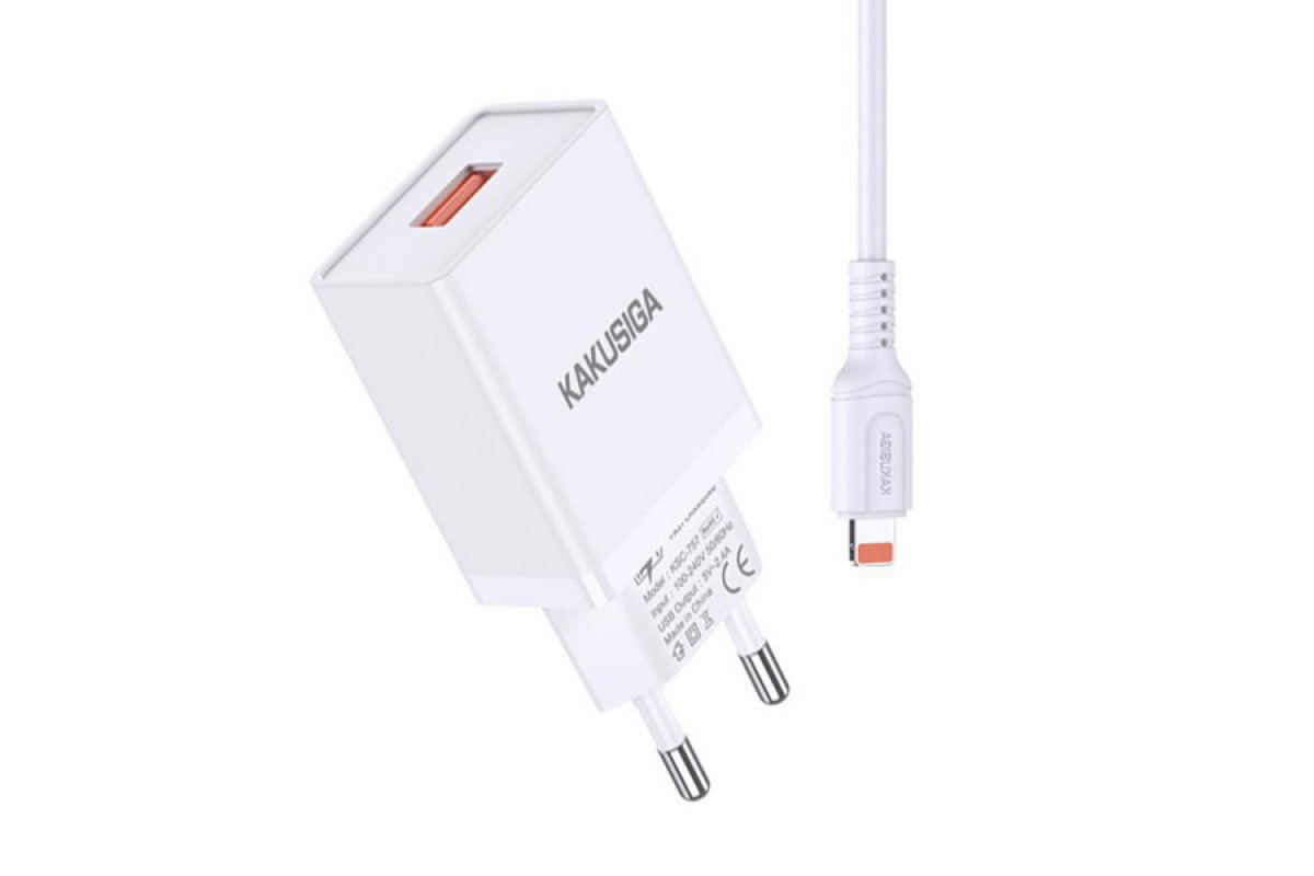KAKUSIGA KSC-31 Compact Charger USB with Lightning...