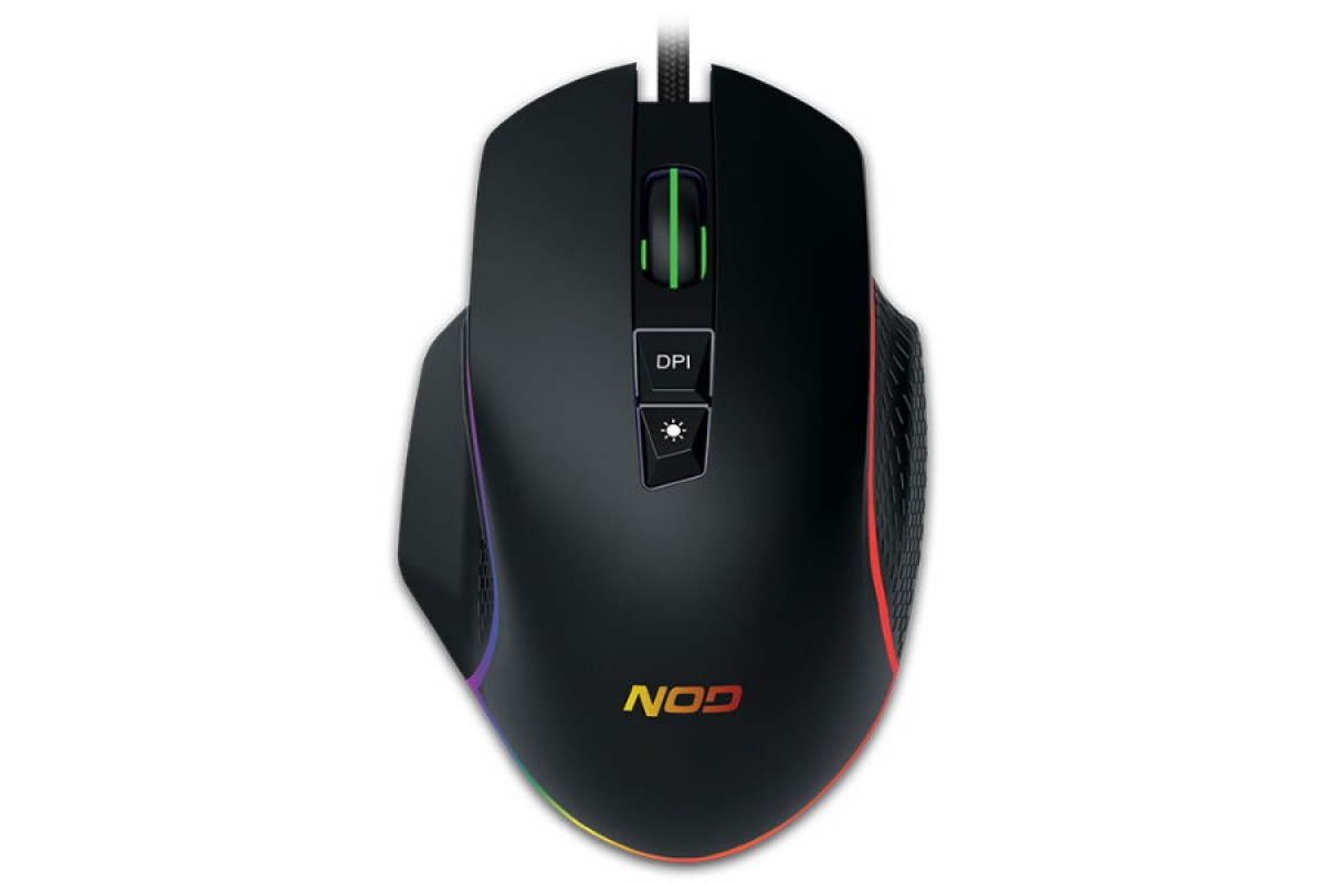 NOD RUN AMOK Wired Gaming Mouse (6400dpi) (RGB) (�...