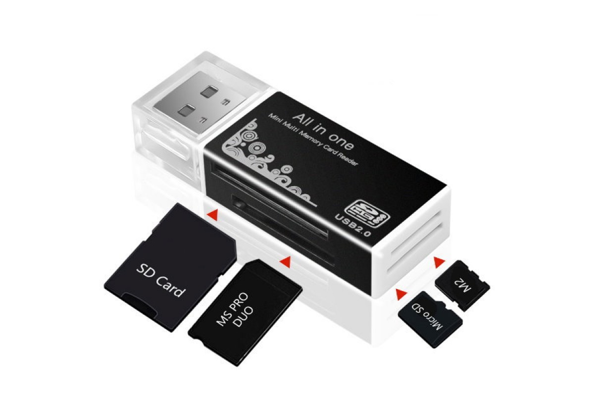 DKQ-8 Αναγνώστης Καρτών USB 2.0 SD...