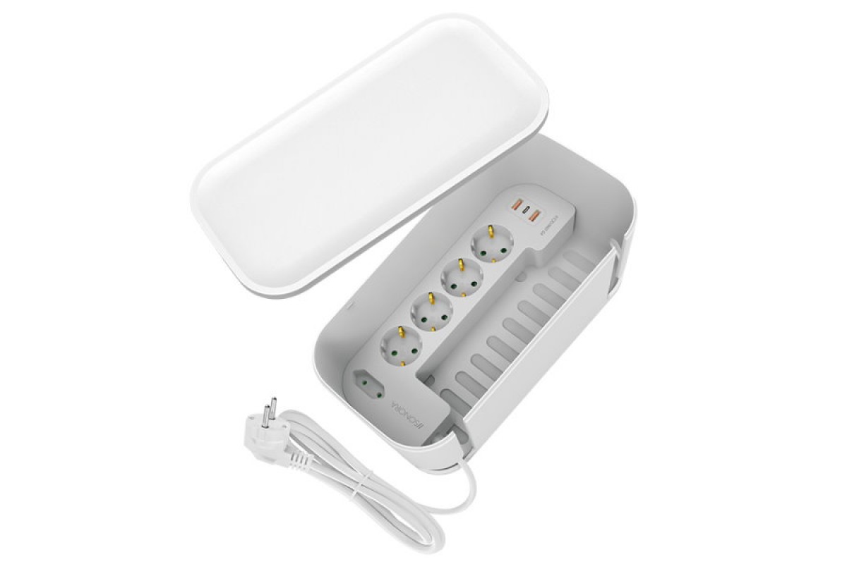 SONORA 5-way Power Strip & 3 USB Ports Power B...
