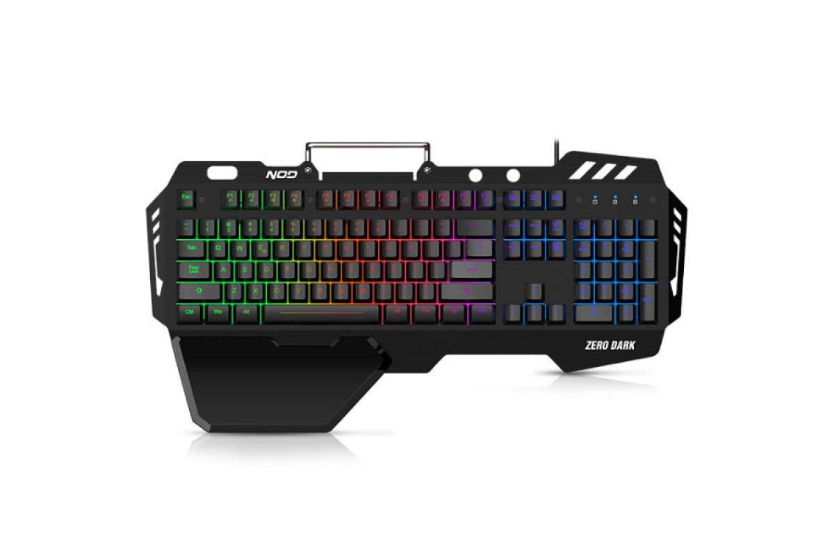 NOD ZERO DARK Wired Gaming Keyboard (RGB) (Μαύ�...