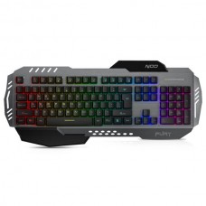 NOD FURY  Ενσύρματο Gaming Πληκτρολόγιο USB PS/2 (Γκρι) (RGB) 