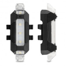 ENTAC Επαναφορτιζόμενο Φώτα Τροχού Ποδηλάτου 5 Led IP54 (2W) (Λευκό)