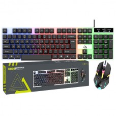 GT100 Ενσύρματο Σετ Πληκτρολόγιο/Ποντίκι (RGB)