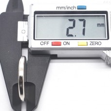 OLOEY Μικρός Στρογγυλός Ισχυρός Μαγνήτης N35 NdFeB (25mm x 3mm)