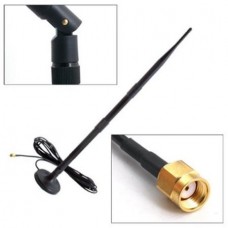 Εναέρια Κεραία  SMA 2.4GHz WIFI 9DBI με Μαγνητική Βάση (9dbi) (Μαύρο) (OEM)