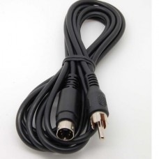 Καλώδιο Βίντεο S-Video 4 pin Αρσενικό σε RCA Αρσενικό (2m) (OEM)