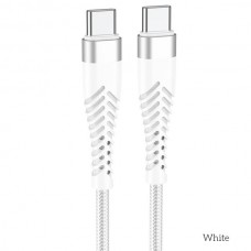 LAMTECH LAM023633 Καλώδιο Κορδόνι Συγχρονισμού Δεδομένων/Φόρτισης Type-C Σε Type-C  (2m) (Λευκό) (OEM)