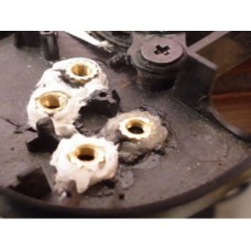 Μπουζόνι Χάλκινο Κουμπί M3*10 με Μετρικό Σπείρωμα για Στήριξη Οθόνης Laptop (OEM)