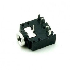 Ανταλλακτικό Υποδοχής Ακουστικών Θηλυκό 5 pin Δεξιά Γωνία (3.5mm) (Μαύρο) (OEM)