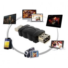 Προσαρμογέας Μετατροπέας Firewire IEEE 1394 6pin Θηλυκό σε USB Αρσενικό (OEM)