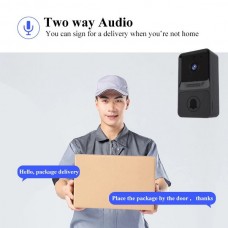 H45925 Ασύρματο Βιντεοκουδούνι με IR Νυχτερινή Όραση 1080p (Μαύρο)