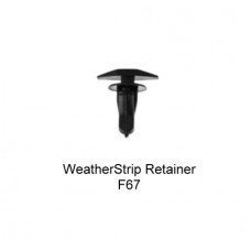 Συγκρατητής  Σύνδεσμος για Λωρίδες Λάστιχων F67 (Μαύρο) (OEM)