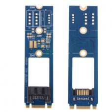 M.2 NGFF  σε 7 Pin SATA III 3 SSD NGFF1ST-N02 Κάρτα Μετατροπέας (Μπλε) (OEM)
